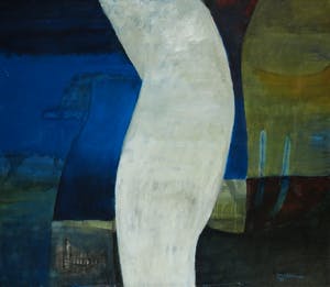 Jos Schimmer - Olieverf op doek, Z.T. (Abstracte compositie) (Groot) kopen? Bied vanaf 1!