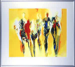 Peter Meijer - Zeefdruk, Oqives - Ingelijst (Groot) verkocht voor € 100!