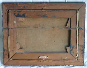 Niet of onleesbaar gesigneerd - Olieverf op doek , Aan de kade - ingelijst kopen? Bied vanaf 1!