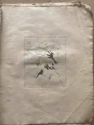 Abraham Bloemaert - Studie van handen verkocht voor € 49!