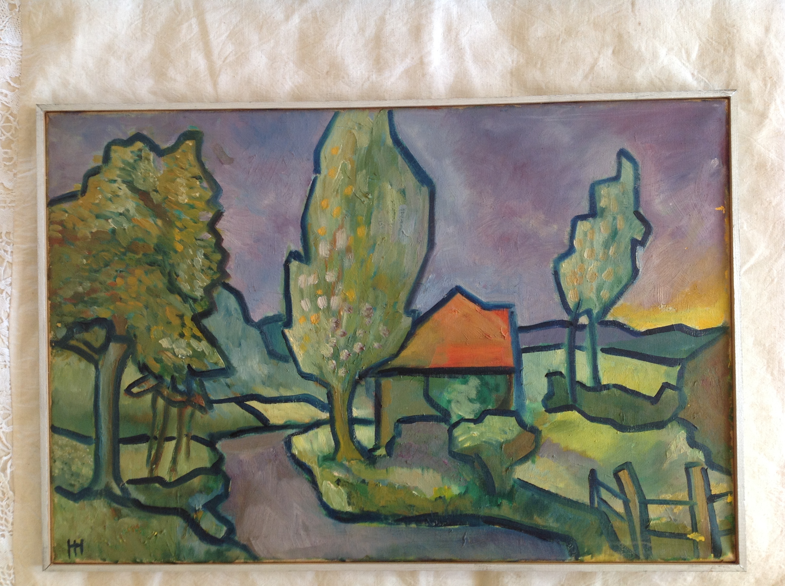 Niet of onleesbaar gesigneerd - landschap  kopen? Bied vanaf 1!