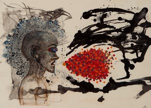Henk Timmer - Compositie - 1978 - gemengde techniek op papier kopen? Bied vanaf 20!