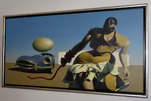 Jan Bouman - Surrealistische voorstelling kopen? Bied vanaf 175!