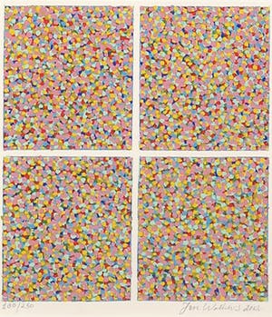 Jan Wolkers - Zeefdruk, Zonder titel - Ingelijst (inclusief gesigneerde oeuvrecatalogus) kopen? Bied vanaf 250!