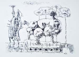 Shinkichi Tajiri - Compositie verkocht voor € 80!