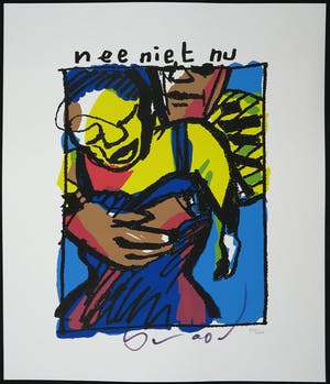 Herman Brood - Zeefdruk, Nee niet nu kopen? Bied vanaf 120!
