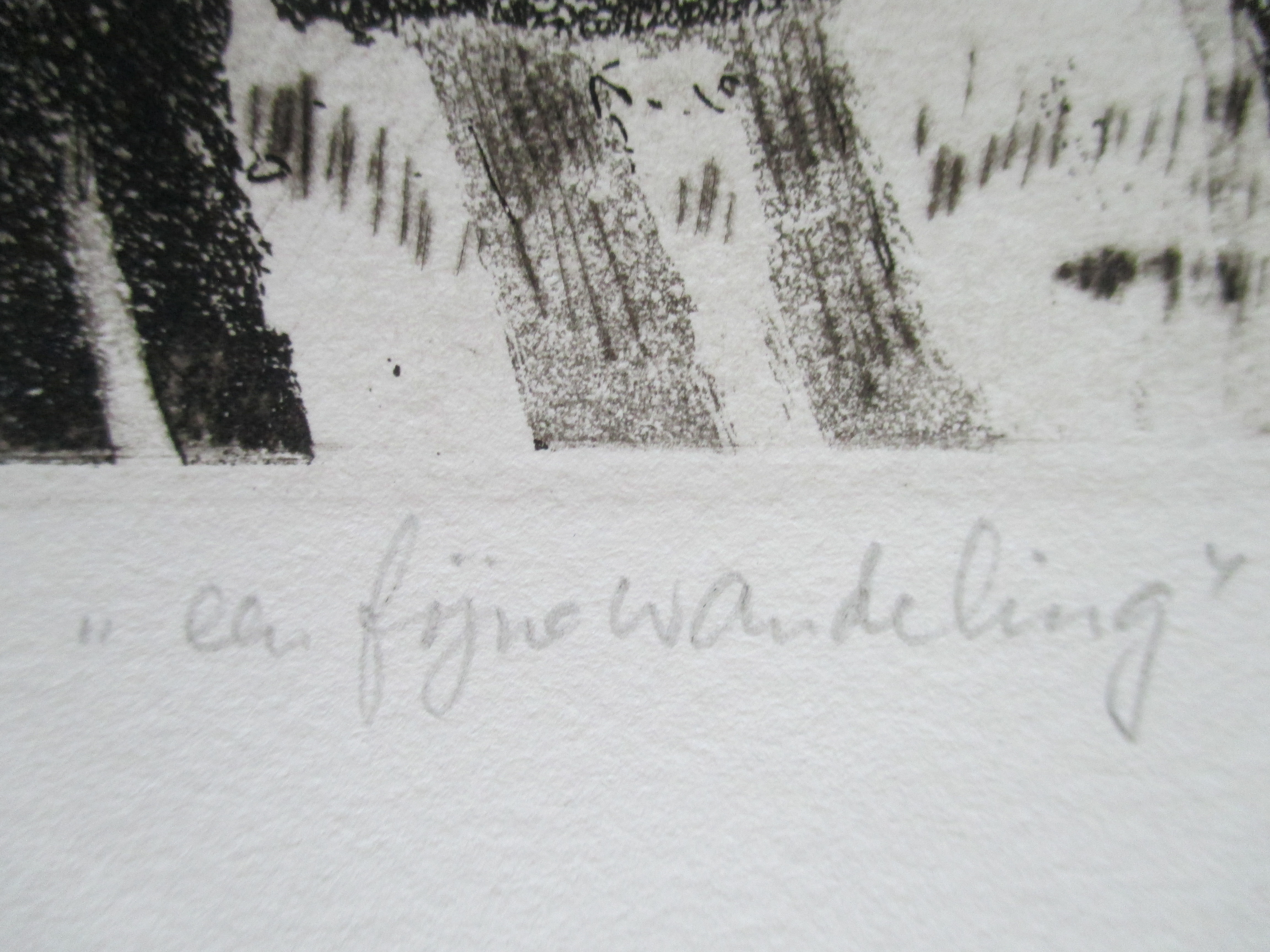 Theo van der Horst - Ets "een fijne wandeling" kopen? Bied vanaf 40!