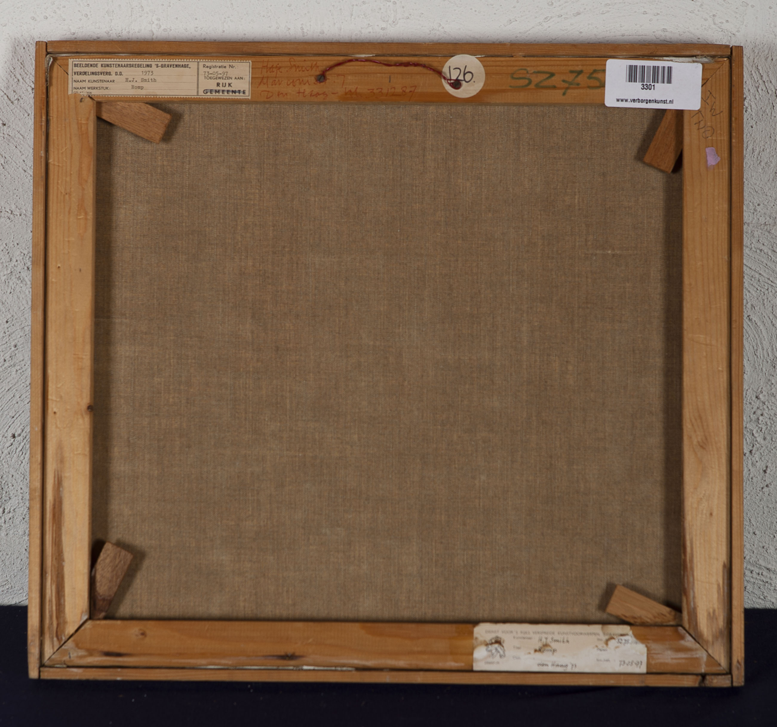 Haye Smith - Romp - olieverf op doek - gesigneerd - BKR Den Haag kopen? Bied vanaf 10!