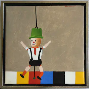 Dirk Bakker - set van 2 olieverfschilderijen - in baklijst kopen? Bied vanaf 79!