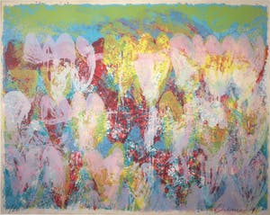 Jan Cremer - Zeefdruk, Provence - Ingelijst (Zeer groot) kopen? Bied vanaf 450!