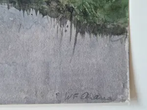 Willem Frederik Andrea - een omstreeks 1920 geschilderd Aquarel "landschap nabij Zaandam" kopen? Bied vanaf 62!