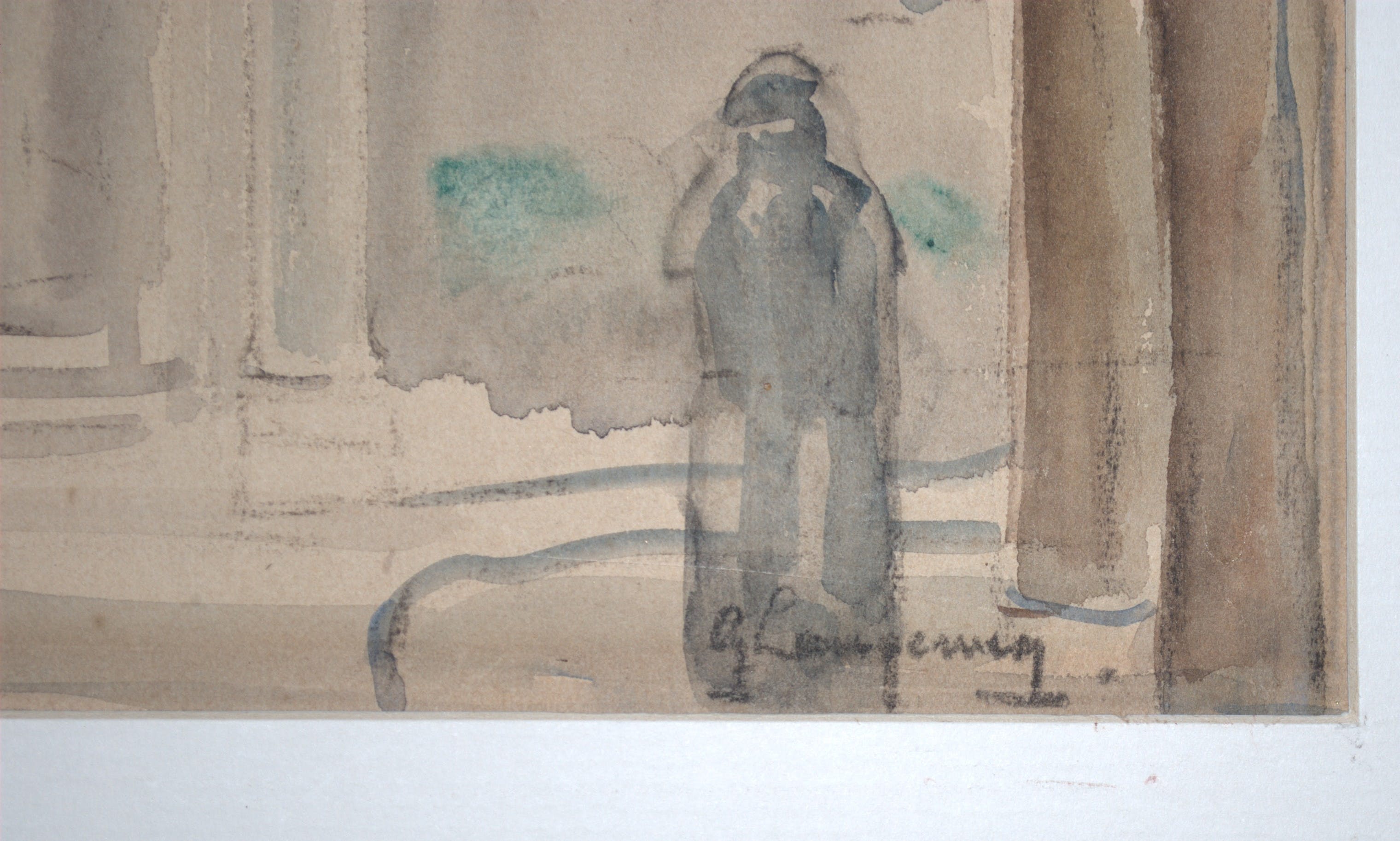Ger Langeweg - Parijs, Eglise Noisy le Sec - aquarel kopen? Bied vanaf 25!