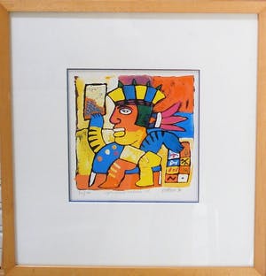 Clemens Briels - Zeefdruk, mooi gelijst kopen? Bied vanaf 89!