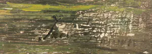 Niet of onleesbaar gesigneerd - Olieverf op paneel, Landschap met vee kopen? Bied vanaf 1!