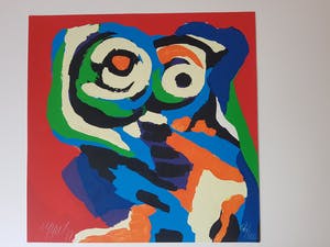 Karel Appel - Leef met mij kopen? Bied vanaf 750!