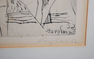 Eduard Bargheer - - ets - -1952 - - abstract kopen? Bied vanaf 1!