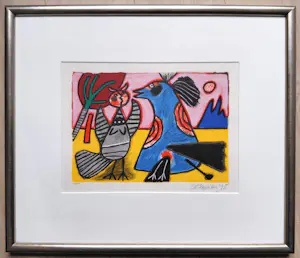 Corneille - Oiseaux, zeefdruk (netjes ingelijst) kopen? Bied vanaf 250!