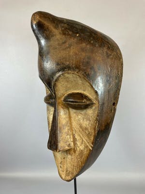 Makonde - 210946 - African Mahogwe mask - Gabon. kopen? Bied vanaf 45!