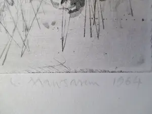 Niet of onleesbaar gesigneerd - 8 etsen van diverse kunstenaars kopen? Bied vanaf 1!