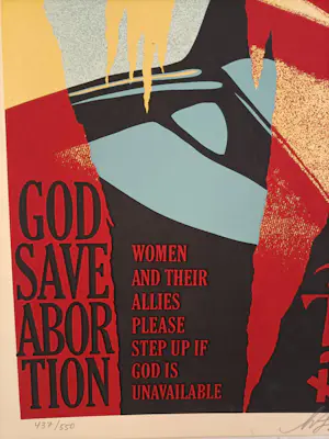 Nadya Tolokonnikova - i.s.m. Shepard Fairey (OBEY) - God Save Abortion kopen? Bied vanaf 250!