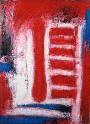 Pieter Haan - Acryl op doek, Oermoeder kopen? Bied vanaf 1!