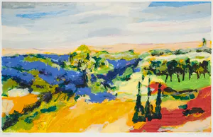 Willem Brauck - Zeefdruk, Parfumes de Provence (Groot) - Ingelijst kopen? Bied vanaf 100!