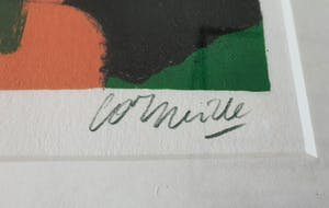 Corneille - zonder titel - gesigneerd - 150 ex - ingelijst kopen? Bied vanaf 125!