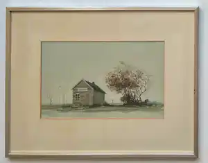 Buy Mart Kempers - Handgesigneerde aquarel | Twisk | 1982? Bid from 95!