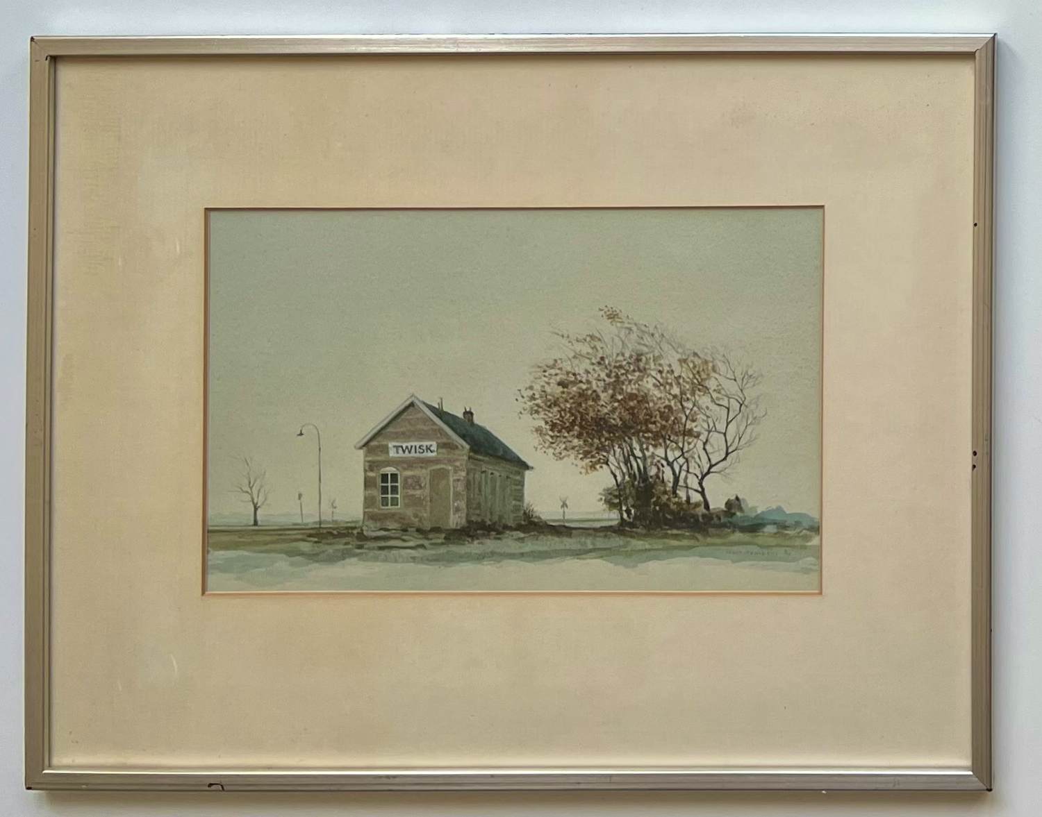 Mart Kempers - Handgesigneerde aquarel | Twisk | 1982 kopen? Bied vanaf 100!