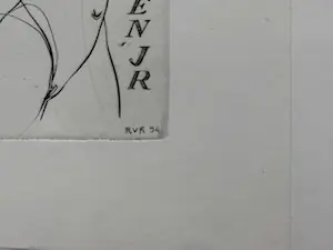 Ru van Rossem - Vier naakte vrouwen. Ex libris. kopen? Bied vanaf 1!