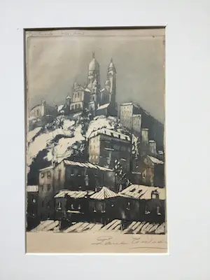 Gen-Paul - “Montmartre, Sacré-Coeur dans la neige” kopen? Bied vanaf 50!