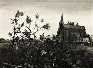 Simon Koene - Zomer (landschap met grasklokje) kopen? Bied vanaf 85!