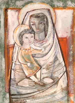 Jack Harden - gouache - 1956 verkocht voor € 40!