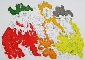 Jan Sierhuis - De anatomische les, aquatint ets kopen? Bied vanaf 75!