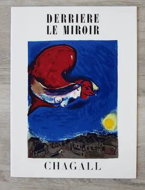 Marc Chagall - Uitgave Derrière le miroir met originele litho, no. 27-28, 2e editie kopen? Bied vanaf 1!
