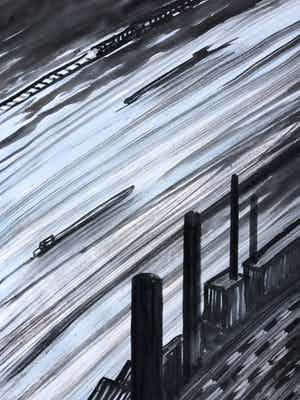 Jeroen Henneman - Langs de Rijn verkocht voor € 135!