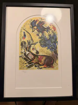 Marc Chagall - Litho's van de ramen van de synagoge van het Hadassah ziekenhuis in Jerusalem kopen? Bied vanaf 750!