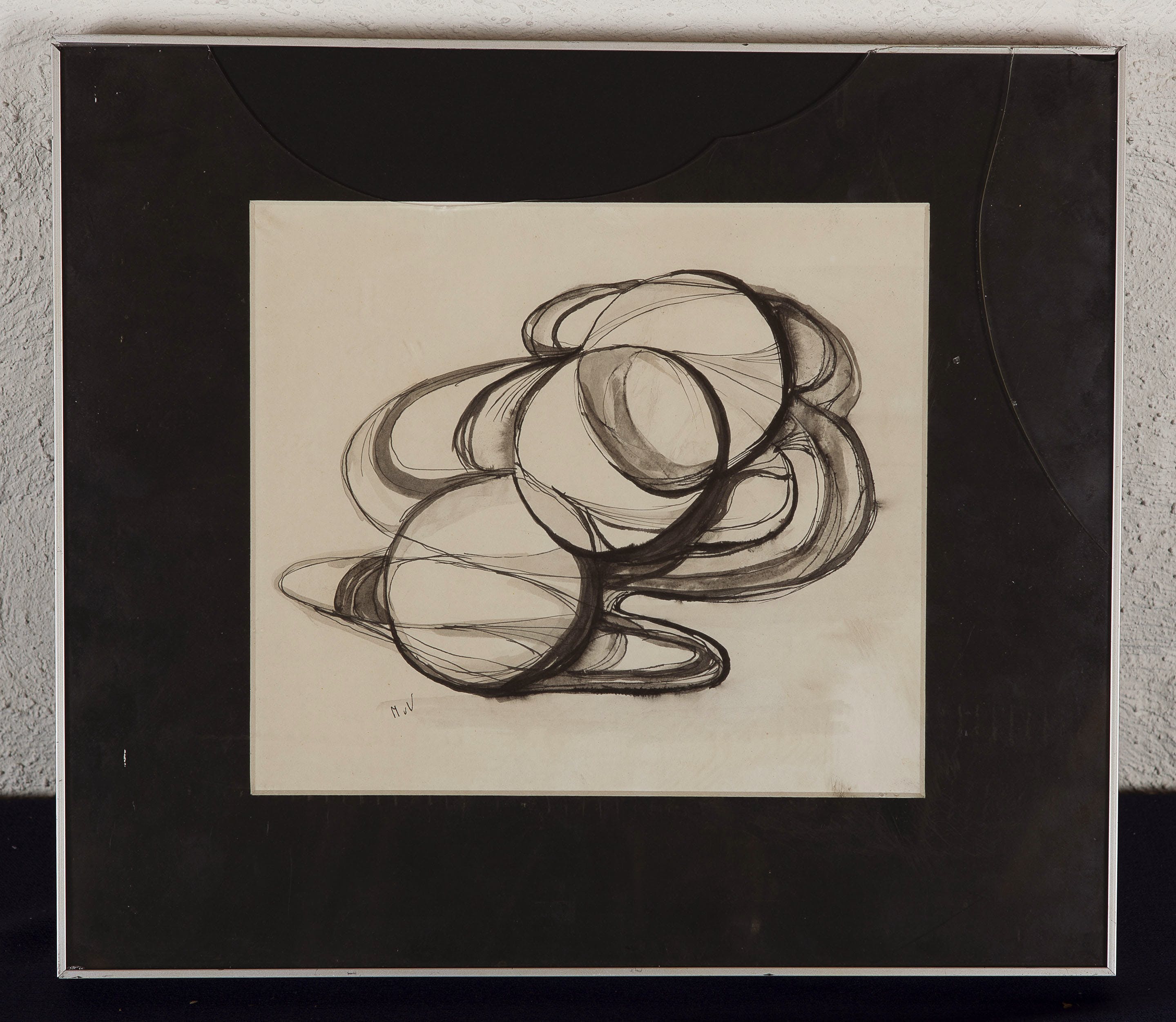 Margriet van Vledder - Kosmos - Inkt op papier - 1980 - gesigneerd kopen? Bied vanaf 10!