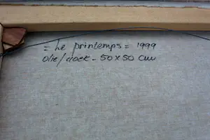 Fon Klement - olieverf op doek: Le printemps (de lente) - 1999 kopen? Bied vanaf 695!