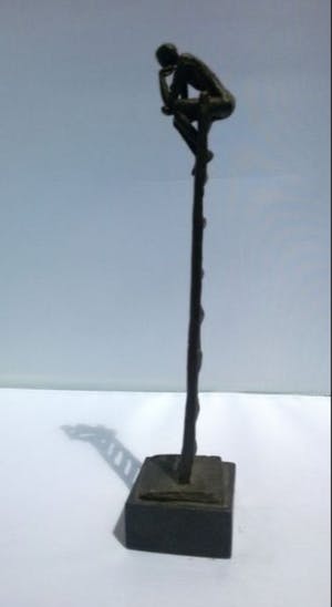 Corry Ammerlaan - Corry Ammerlaan - Sculptuur -De denkende mens kopen? Bied vanaf 70!