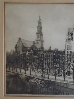 Dirk Harting - Ets , Hollandsche Levensverzekerings Bank Amsterdam – 1914 kopen? Bied vanaf 1!