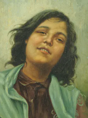 Filippo Marantonio - "Portret van een Jong Meisje" of "Zigeunermeisje" kopen? Bied vanaf 100!