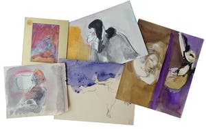 Luis Filcer - Lot van vijf tekeningen kopen? Bied vanaf 1!