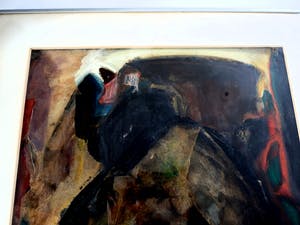 Annabel König - abstracte compositie kopen? Bied vanaf 40!