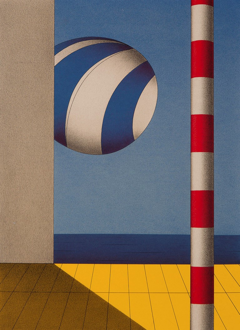 Marinus Fuit - Uitzicht vuilnisvat op boulevard - Litho op papier - Oplage X/XX verkocht voor € 10!