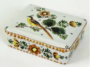 Delfts Holland G.S. bakje met deksel verkocht voor € 1!