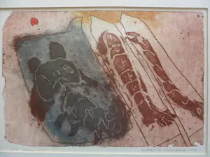 Michel van Overbeeke - Ets. Titel, "House Cat". Uit 1987 kopen? Bied vanaf 40!