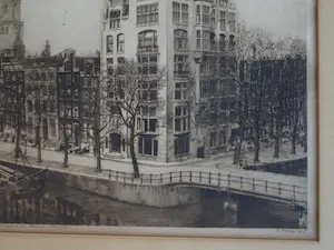 Dirk Harting - Ets , Hollandsche Levensverzekerings Bank Amsterdam – 1914 kopen? Bied vanaf 1!