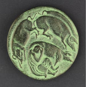 Inka Klinckhard - Bronzen penning: Verloren zoon, 1983 kopen? Bied vanaf 125!