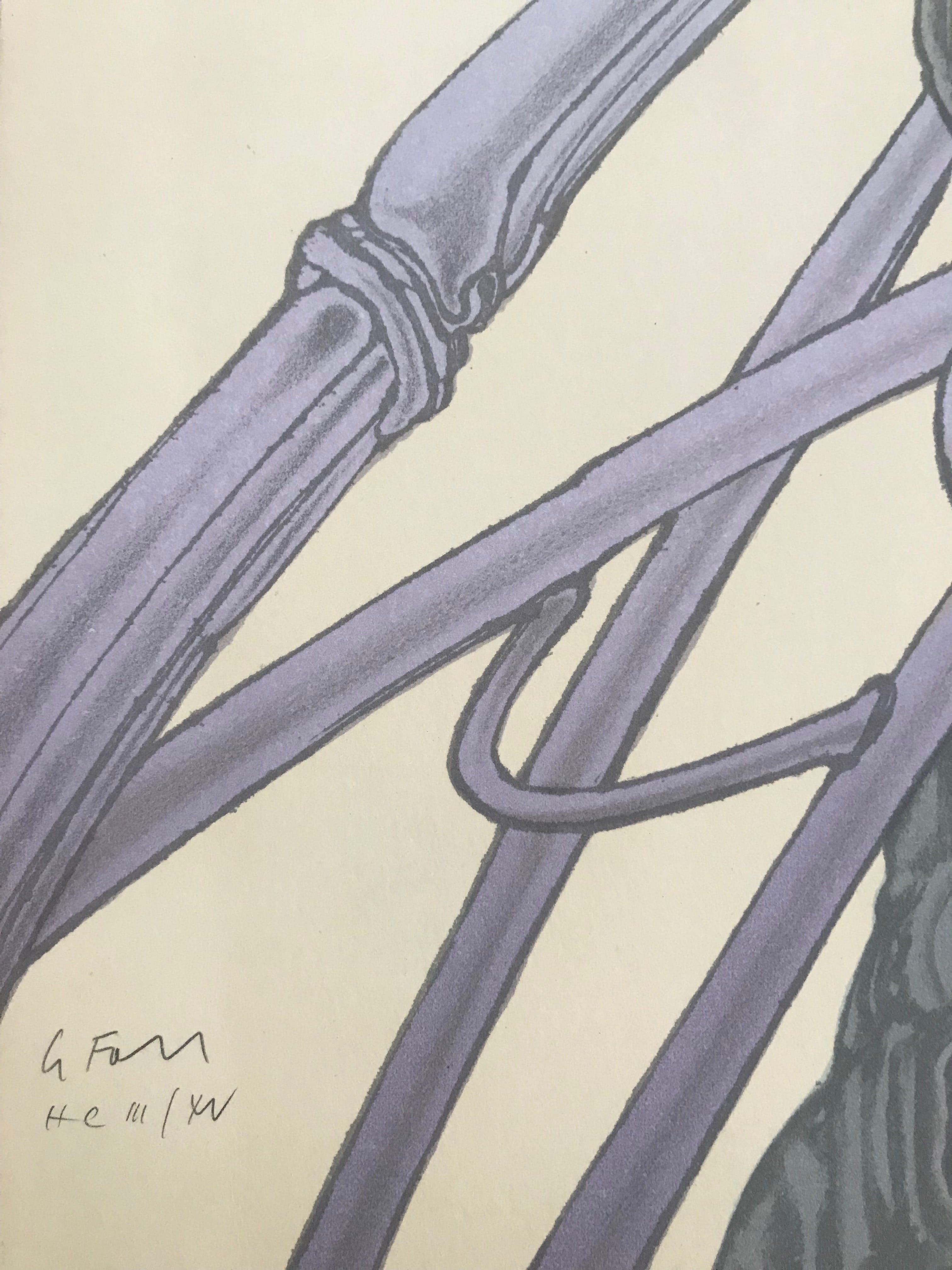 Alain Le Foll - Lithografie - HC - Gesigneerd - Zonder lijst kopen? Bied vanaf 35!